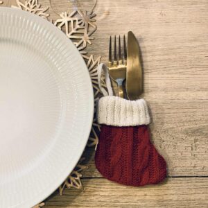 Julesok til bestikket på julebordet