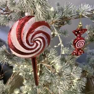 Juleophæng Slikkepind Swirl