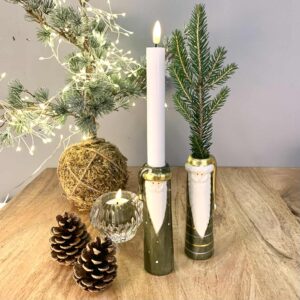 Vase Nisse Grøn Striber