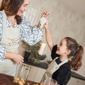 Forklæde m/julemotiver 65x85 cm