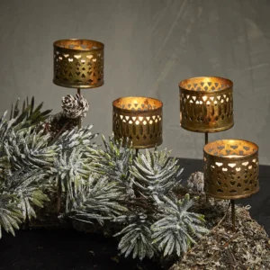 Dekorationsspyd til fyrfadslys Kort