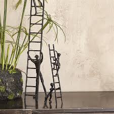 Figur Stige med mænd