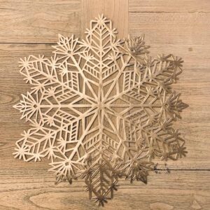 Dækkeserviet iskrystal i guld