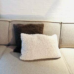 Pudebetræk m/pels 40x60cm polyester - Speedtsberg