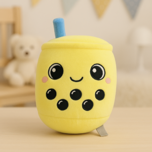 Bubble Tea Bamse - Gul