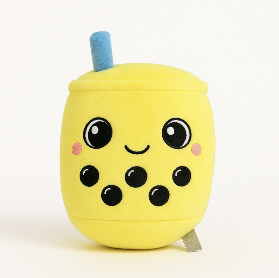 Bubble Tea Bamse - Gul - Billede 2