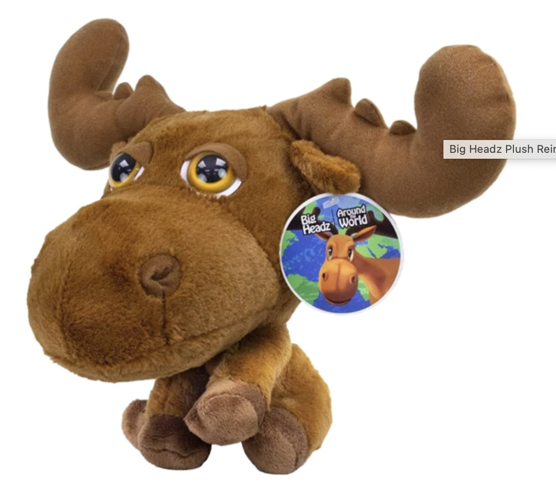 Big Headz Bamse - Elg