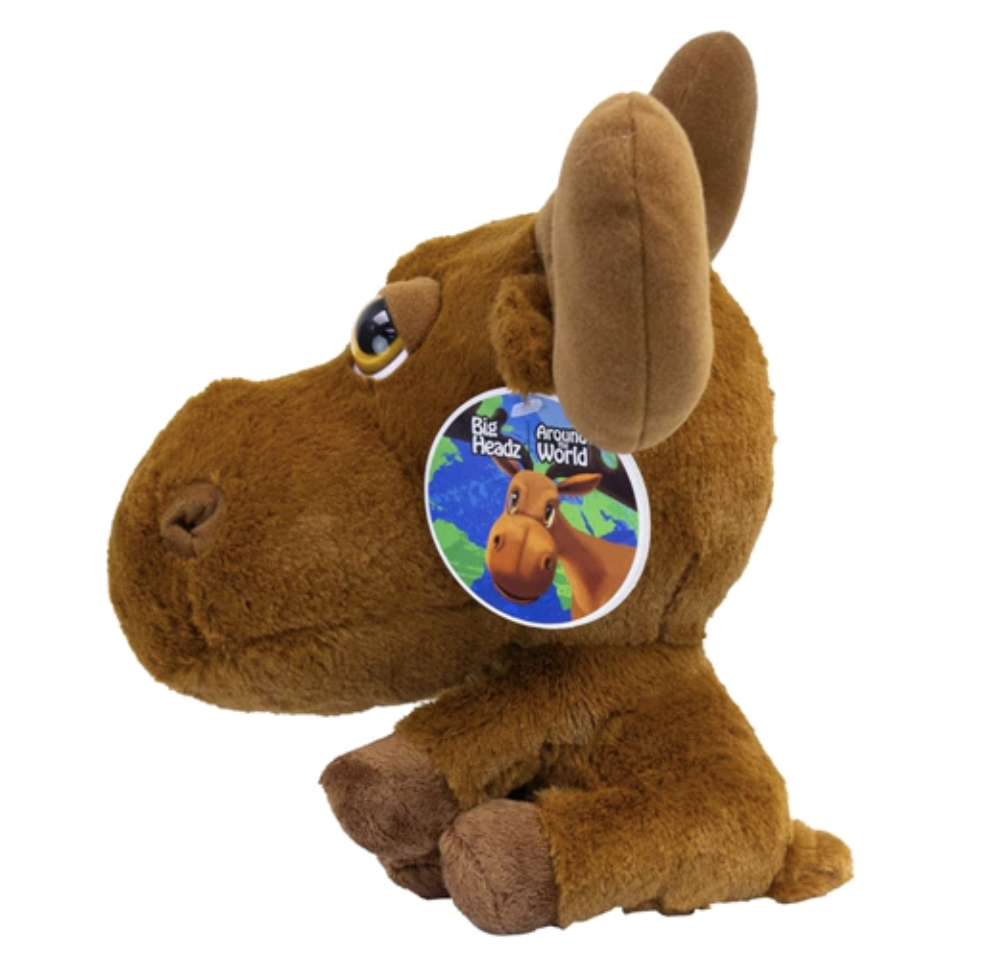 Big Headz Bamse - Elg - Billede 2