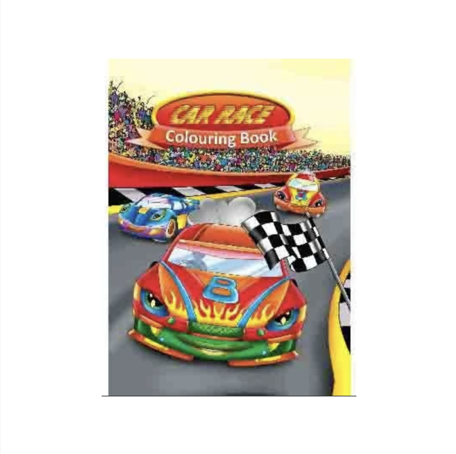 Malebog A4 - Racer Biler