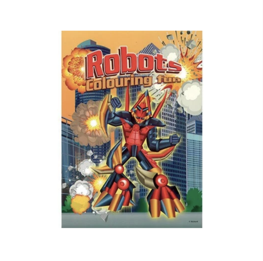 Malebog A4 - Robotter