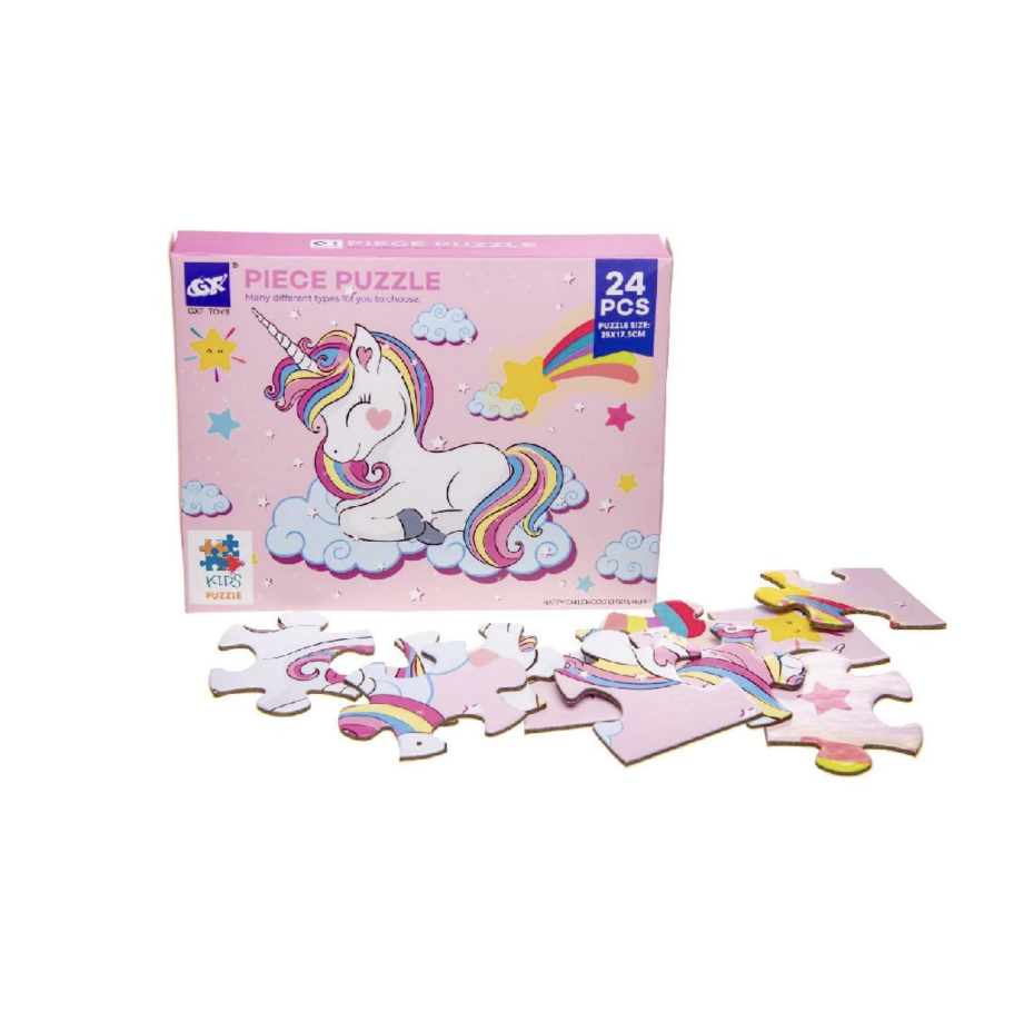 Puslespil Enhjørning - nr. 1 - Billede 2