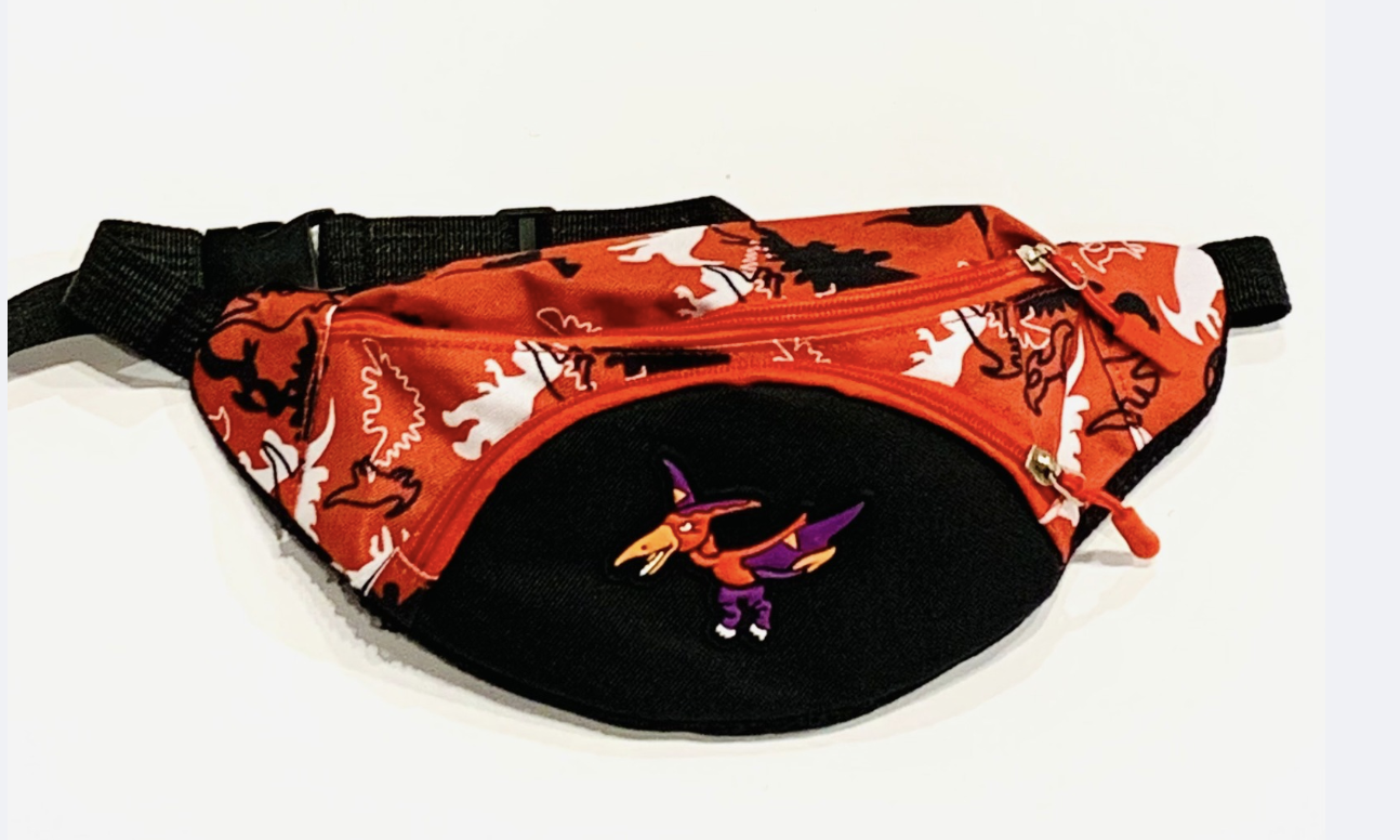 Mavebælte-taske - Dino Rød