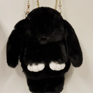 Crossbody-taske Kanin - Sort