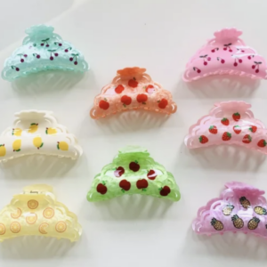 Hårklemme Frugt - Æble Grøn