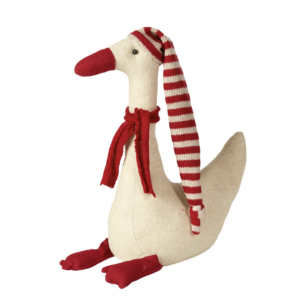 Gås m/tørklæde H30cm stof - Speedtsberg