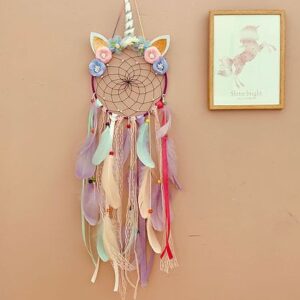 Drømmefanger Unicorn med fjer