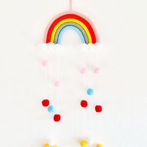 Ophæng Macramé Regnbue