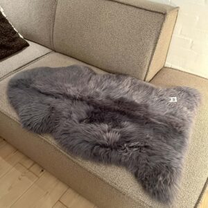 Ægte Lammeskind Grå