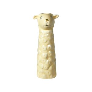 Vase Får H13cm keramik - Gul