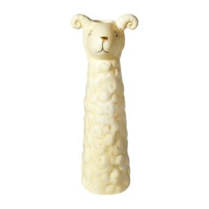 Vase Får H18cm keramik - Gul