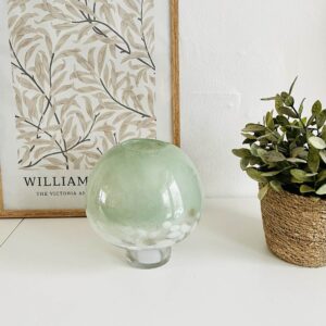 Glasvase Grøn håndlavet "Second Life"