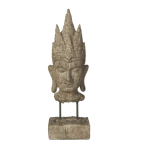 Figur Buddha Hoved H39cm
