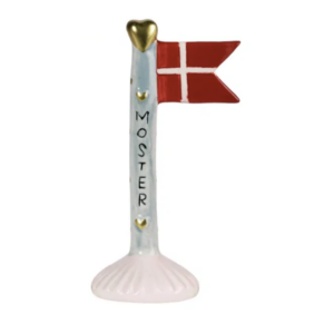 Flag Moster 8x5x14cm keramik - Lyserød fod