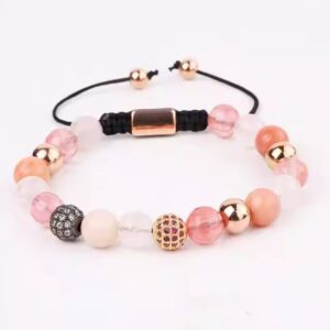 Knyttet armbånd Coral