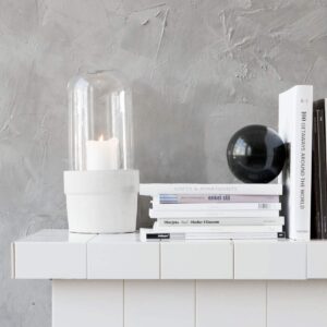 Glasklokke med planteholder - House Doctor