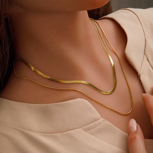 Vandfast Dobbelt Snake kæde