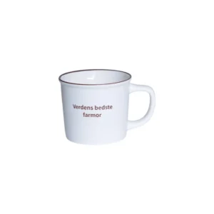 Krus Verdens Bedste Farmor 8x10x10cm