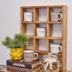 Hylde til Kopper 44x9x58cm træ