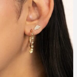 Ørestikkere Sky Glitter Guld