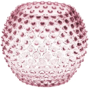 Hobnail Globe Vase 18 cm, Rosa - Anna von Lipa
