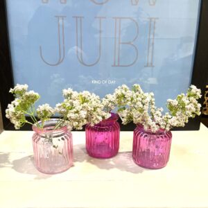 3 søde Vaser Lyserøde