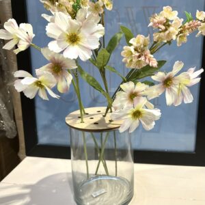 Glasvase med Trætop