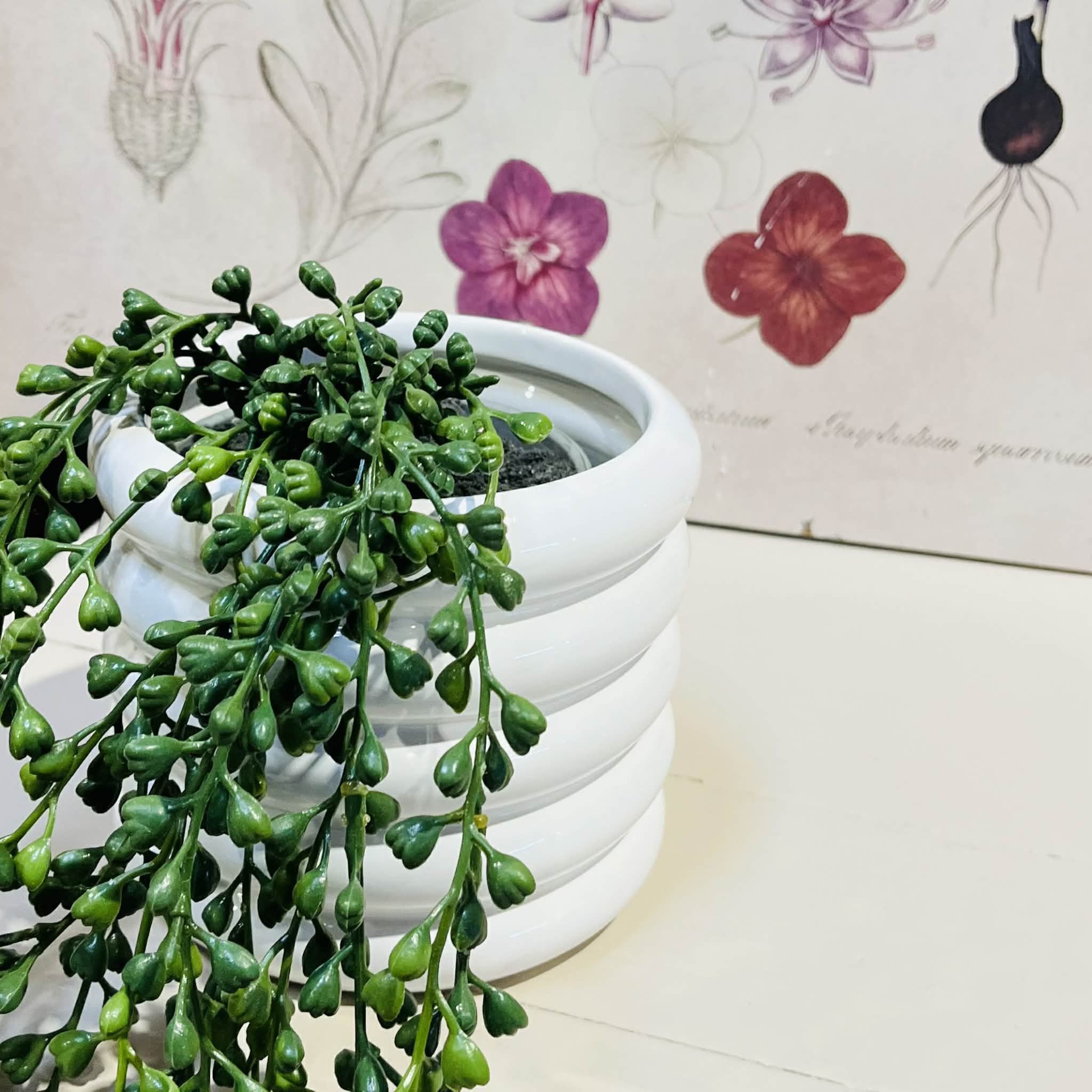 Urtepotteskjuler Shiloh Hvid - Billede 2