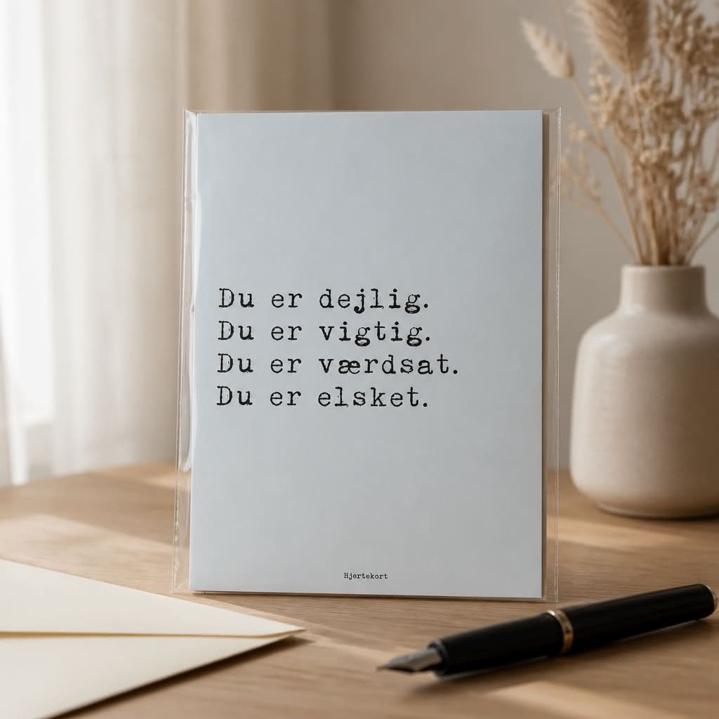 Plakat Du Er Dejlig A3 - Billede 2