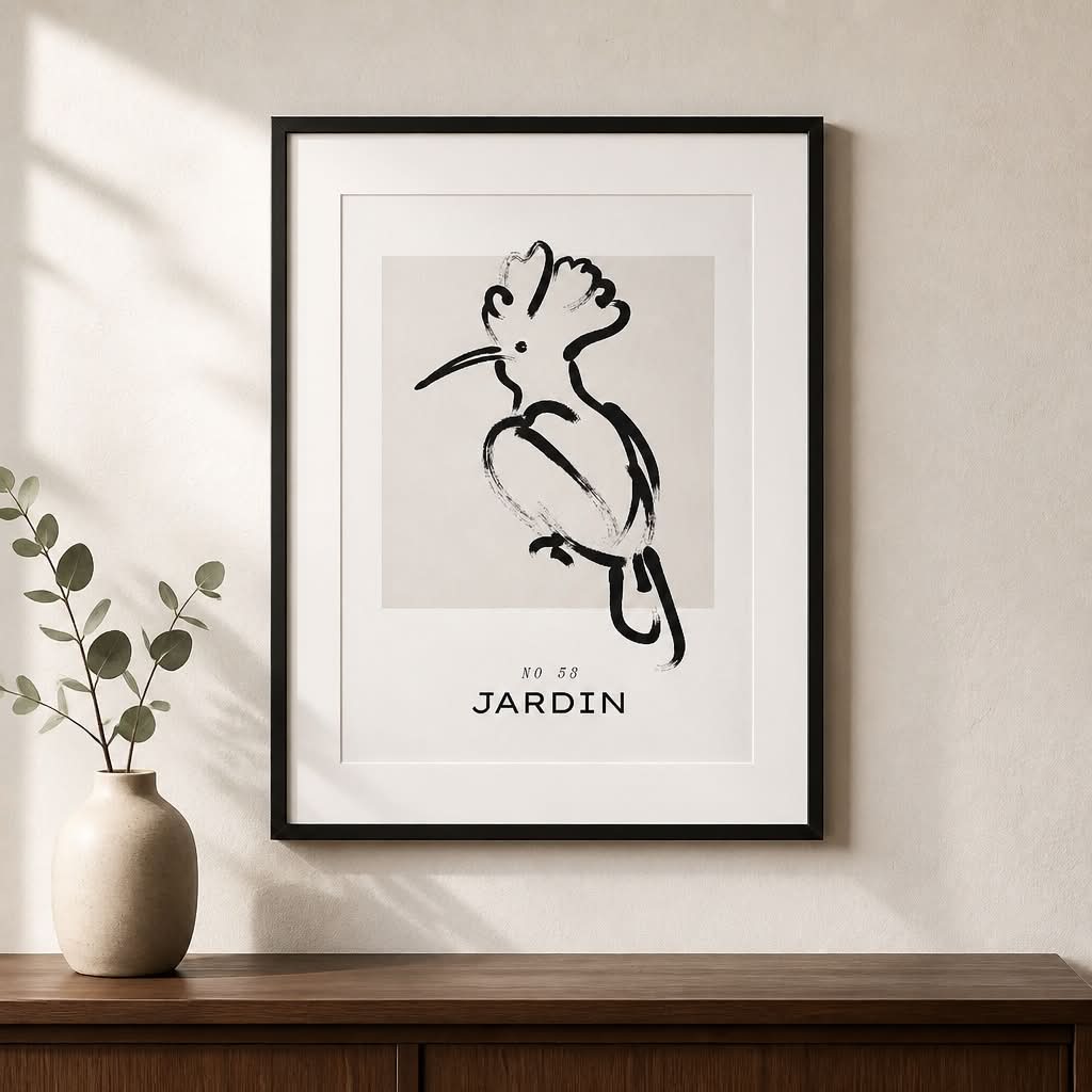 Plakat Jardin Fugl A3