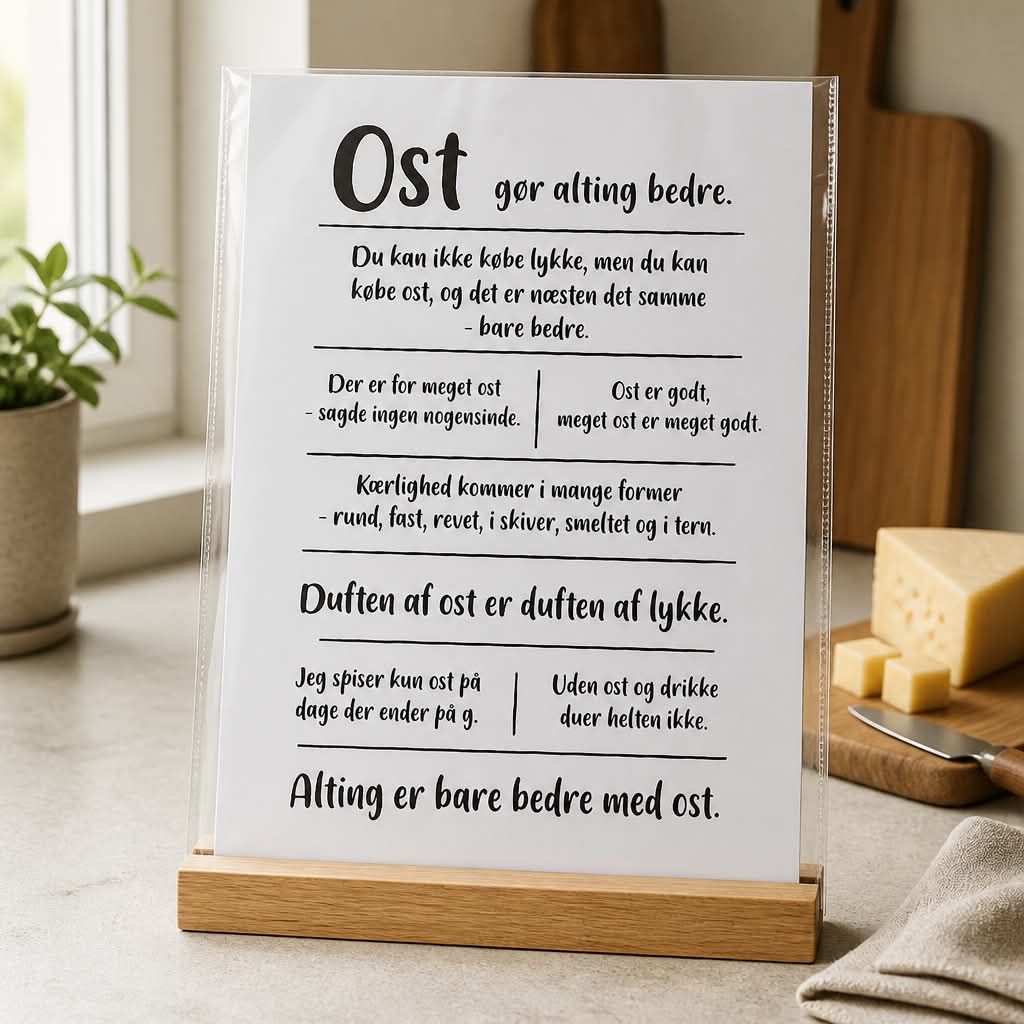 Plakat Ost A3 - Billede 2