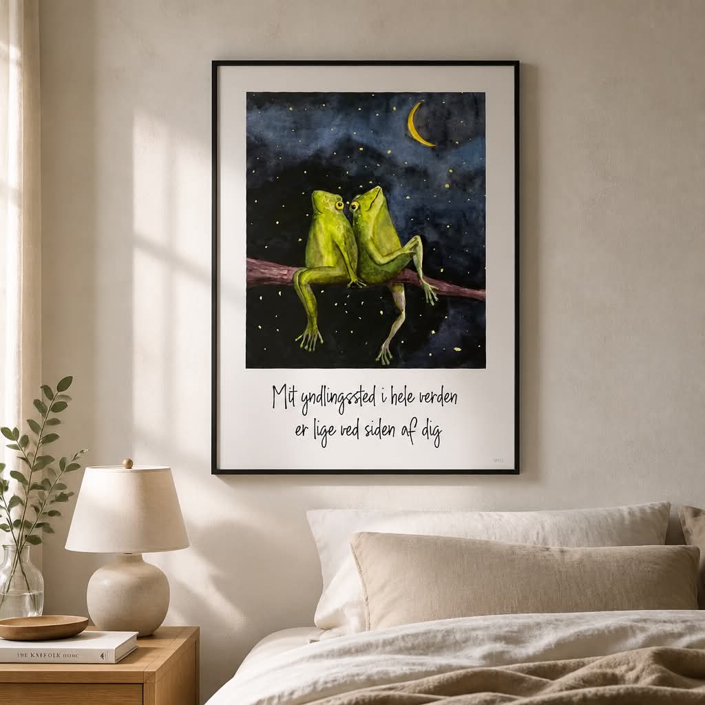Plakat Frøer A3 - Billede 2