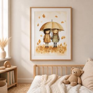 Plakat Piger under Paraplyen A3