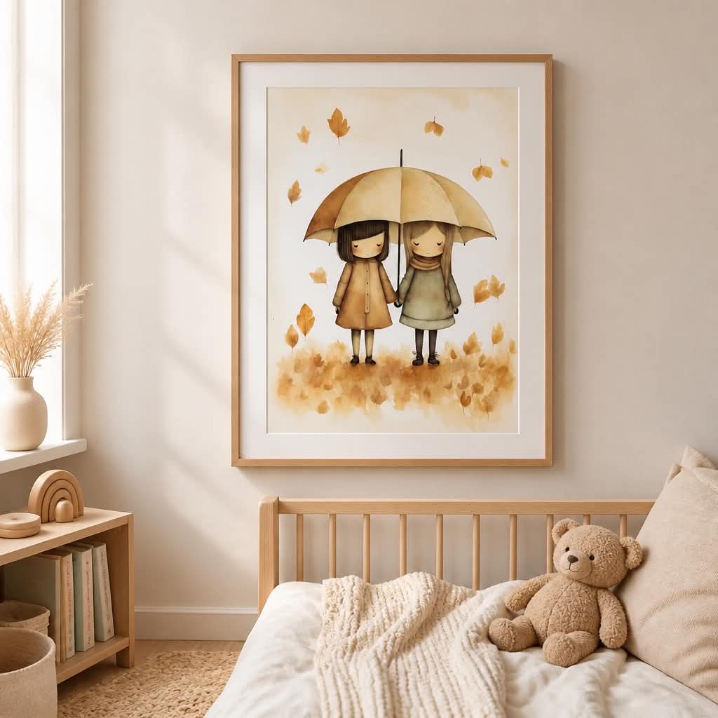 Plakat Piger under Paraplyen A3