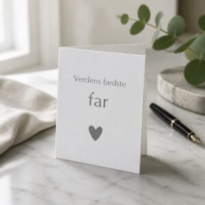 Lille dobbeltkort til Far