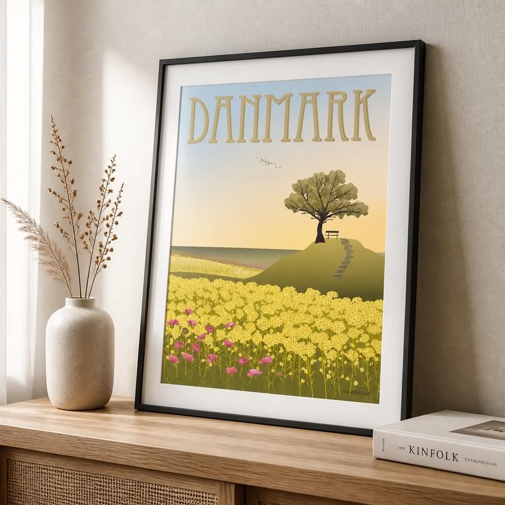 Plakat Danmark A3 - VISSEVASSE