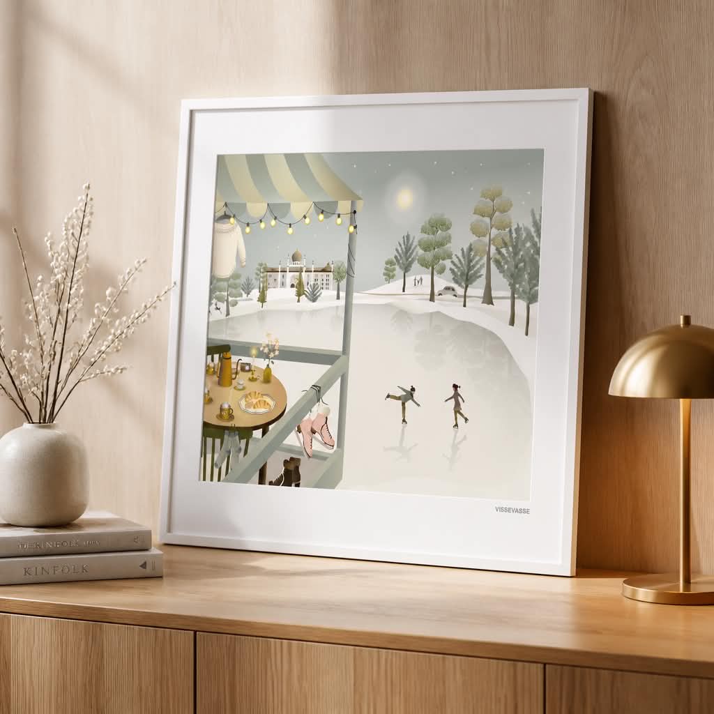 Plakat Frossen Sø A3 - VISSEVASSE - Billede 2