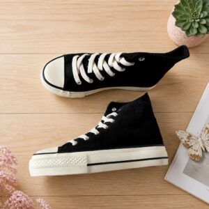 Sneakers Støvle Fløjl/Bling Sort