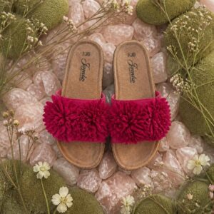 Sandal Pink Blomster