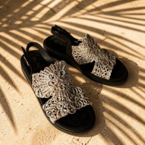 Sandaler Blonde Guld