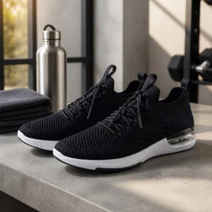 Sok Sneakers Sort Snøre